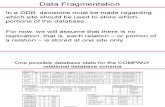 DDB Presentation1.2Data Fragmentation