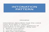 Intonation Pattern