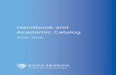 Handbook Catalog 2015-16