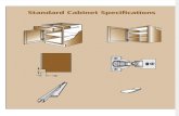 Spec Section - Standard Cabinet Specs
