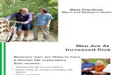 Best Practieces for Men's and Women's Heatlh - Presentation