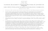 Hazard's Administrator v. New England Marine Ins. Co., 33 U.S. 557 (1834)