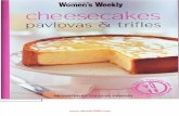 Cheesecakes Pavlovas - Trifles by the Australian Women-s Weekly