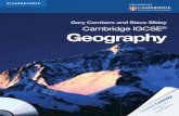 Cambridge ICGSE Geography Case Studies