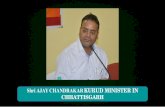 Shri Ajay Chandrakar Kurud Minister in Chhattisgarh