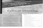 Guide To Critical Thinking