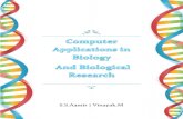 Computer Applications in Biology and biological research