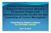 Rethink Group's Rob Lockhart's presentation on the proposed new Cavan Monaghan Township community centre