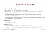 MSE 3300-Lecture Note 13-Chapter 08 Failure
