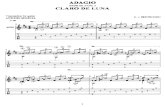 Adagio From Sonata 27 Moonlight Partitura y TAB (Beetoven-Sinopoli)