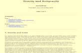 Gravity and Antigravity (1)
