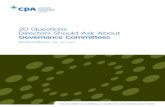20 Questions Directors Should Ask About Governance Committees