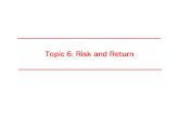 FINA2303 Topic 06 Risk and Return