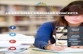 18 GMAT Grammar Concepts
