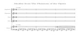 Medley From the Phantom of the Opera - Full Score