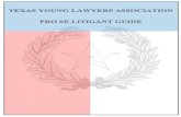 Texas Young Lawyers Association Pro Se Appellate Guide