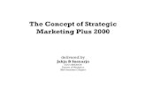 The Concept of Strategic Marketing Plus 2000