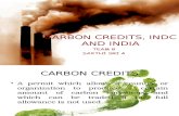 Carbon credits, INDC and India.pptx