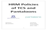 HRM Policies of TCS and Pantaloons