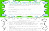 Free Sample of Interactive a Pra Xia Activities Bath Time