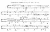 Hungarian Rhapsody No 2 in c