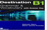 DestinatiDestination b1 Grammar Vocabulary With Answer Keyon b1 Grammar Vocabulary With Answer Key
