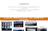 U8800 UMTS Network Lock Mode