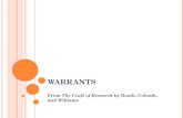 CR11 Warrants