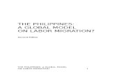 The Philippines a Global Model on Labor Migration