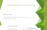 Operating System Lec 2