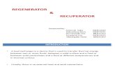 Regenerator & Recuperator