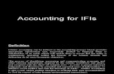 Accounting for IFIs