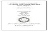 Kevin James Semester VI 76 Administrative Law Project