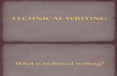 What is Techical Writing
