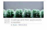 Coating Application in Textile