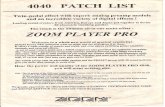 Patch List Zoom 4040