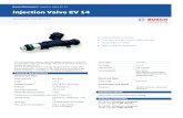 Injection Valve EV 14 Datasheet