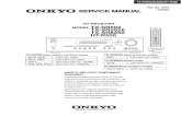 Onkyo HTR250 Service Manual Ref # 3797