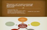 209085062 Theory of Instructional Management by Jacob Kounin