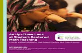 An UpClose Look at Student Centered Math Teaching (1)