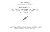 Antennes de Telephonie Mobile, Technologies Sans Fil Et Sante