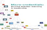 Micro-credentials: Driving teacher learning and leadership