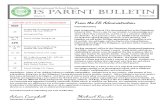 ES Parent Bulletin Vol#14 2016 March 18