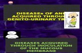 Disease of and Acquired Through Genito-urinary Tract