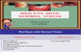 Red Eye With Normal Vision