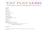 Project Management - Eat Play Lead