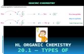 HL Organic 1 - Types of Reactions