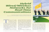 Hybrid Wired-Wireless Networks for Real-Time Communications