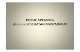 Public Speaking in Public Health