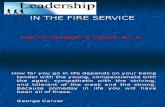 Leadership in the Fire Service